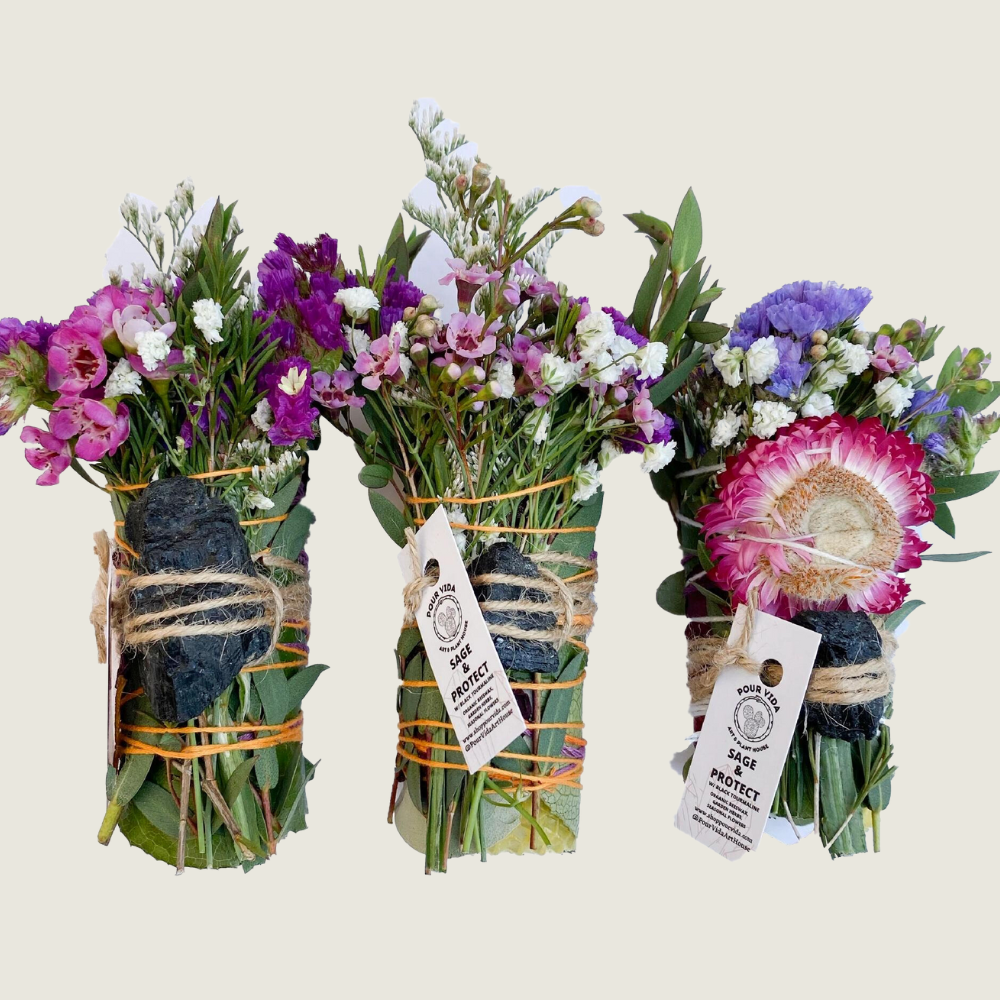Sage with Crystals - Blackbird General Store