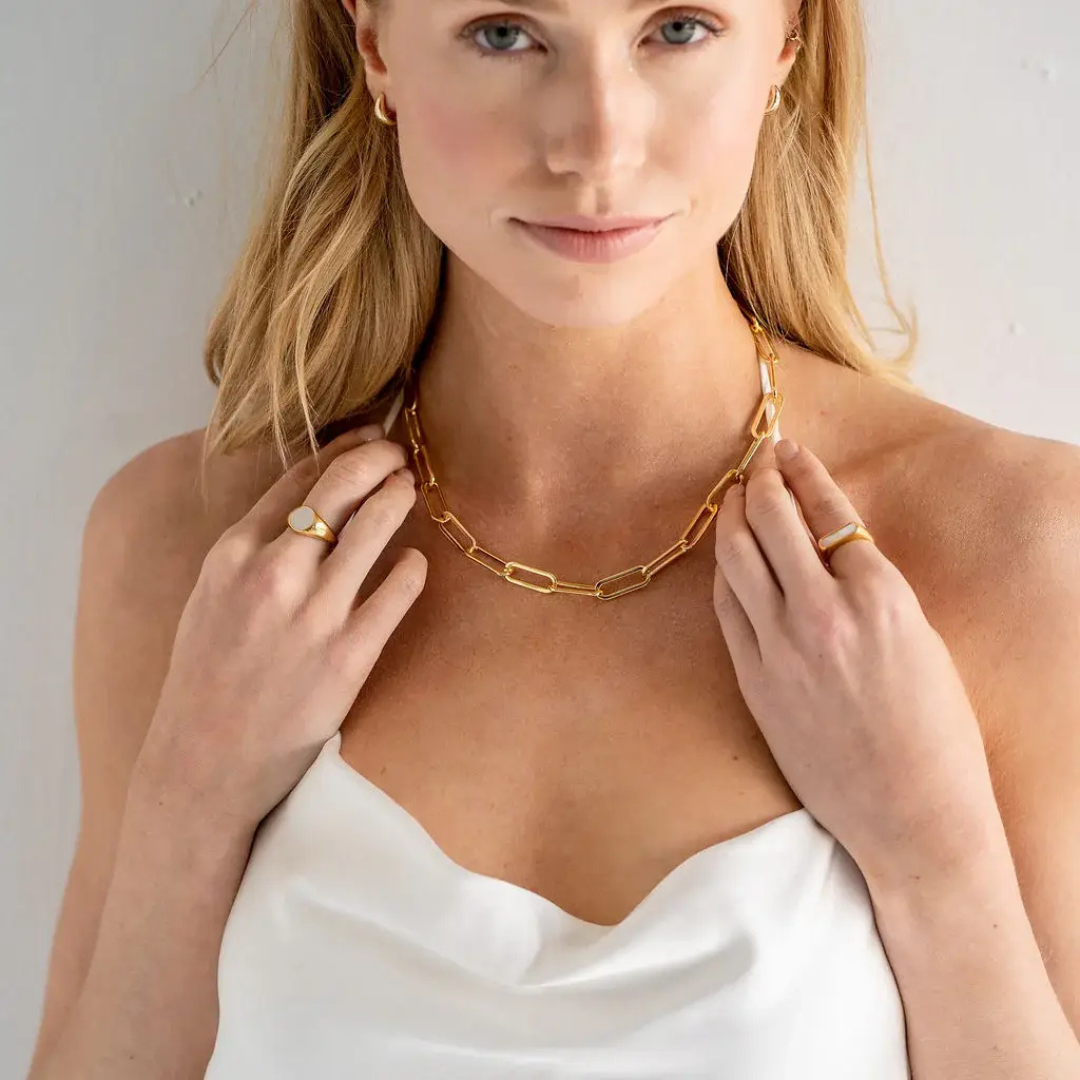 Chunky Paperclip Necklace