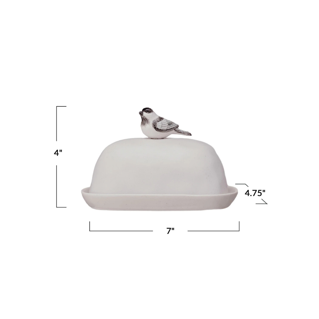 Bird Butter Dish