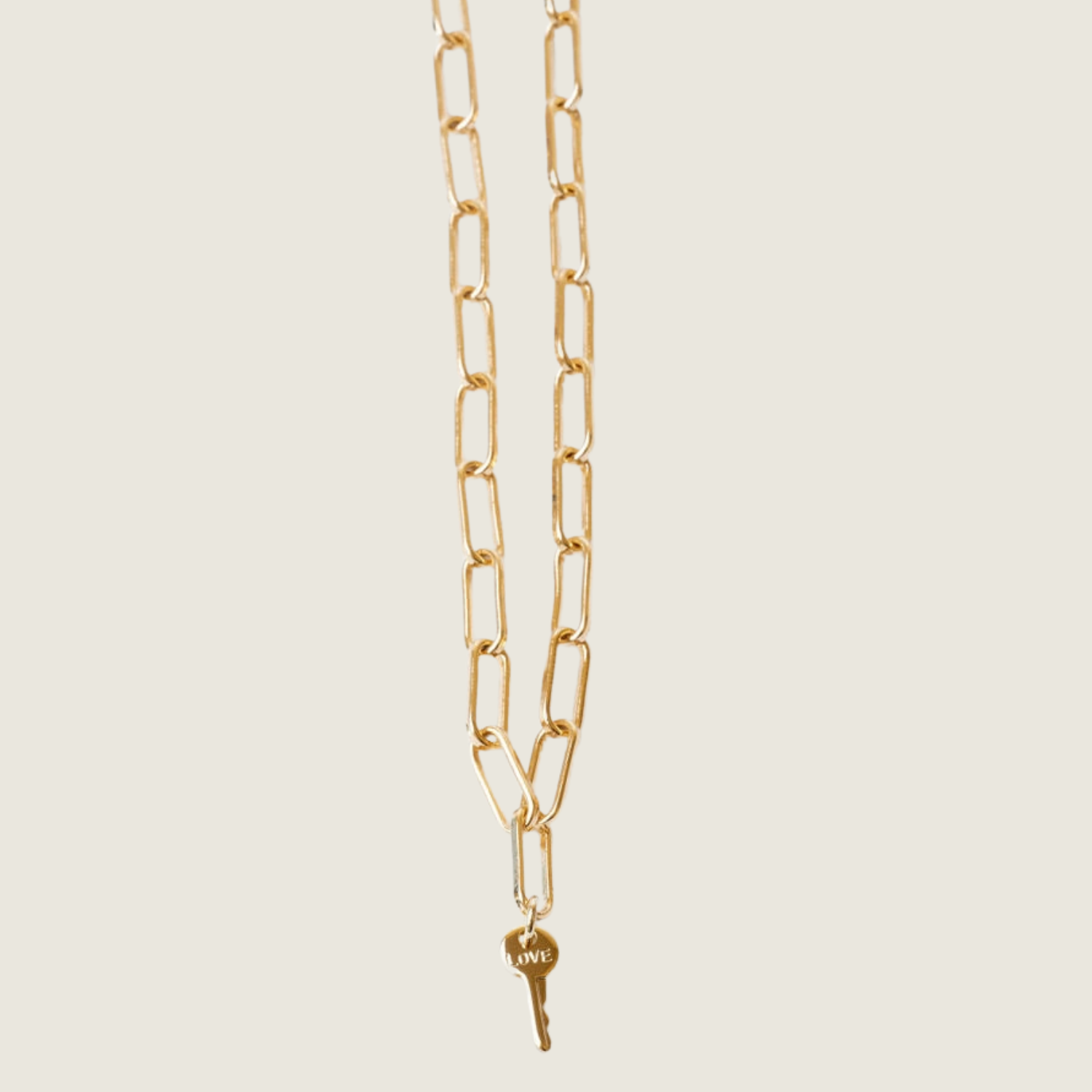 Brooklyn Mini Key LOVE Necklace - Blackbird General Store