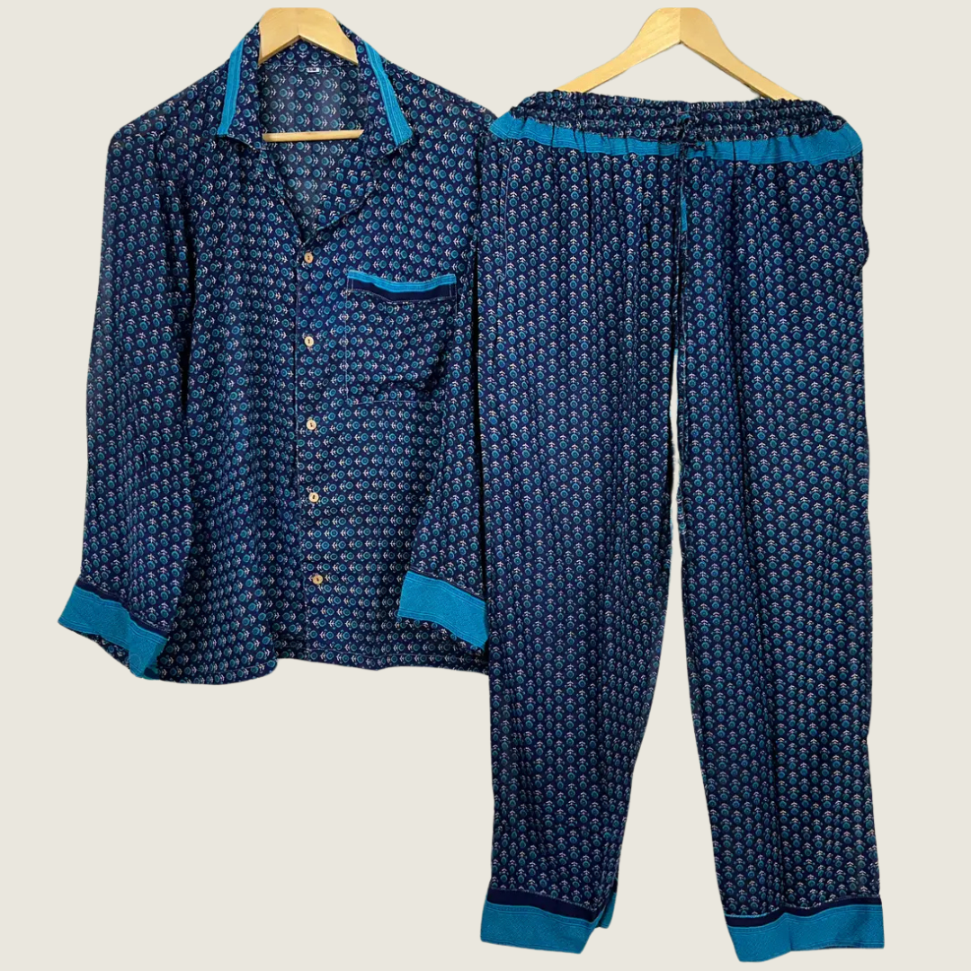 Recycled Silk PJ Set Gentlemen&