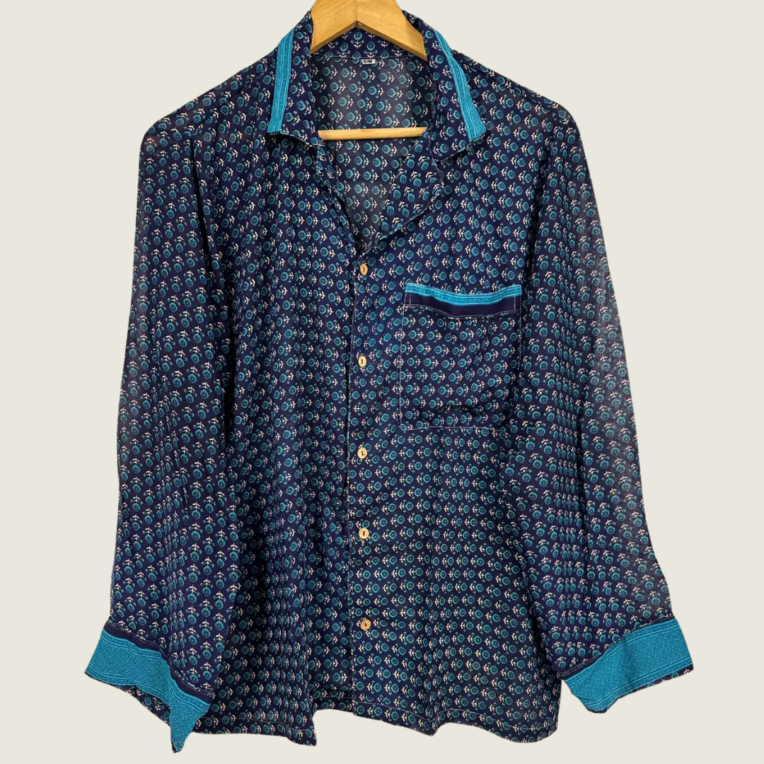 Recycled Silk PJ Set Gentlemen&