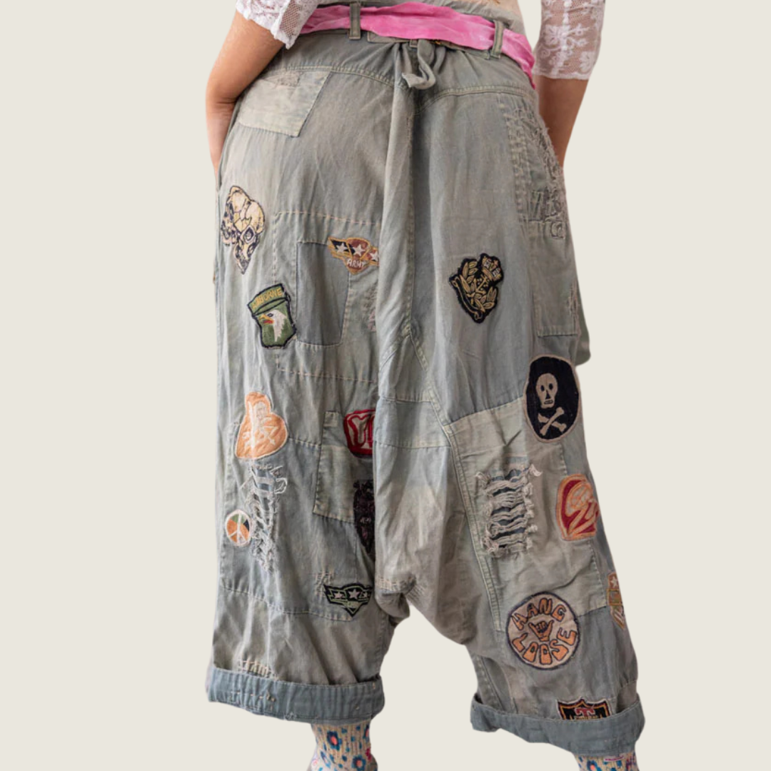 Emb Patch Joni Trousers - Blackbird General Store