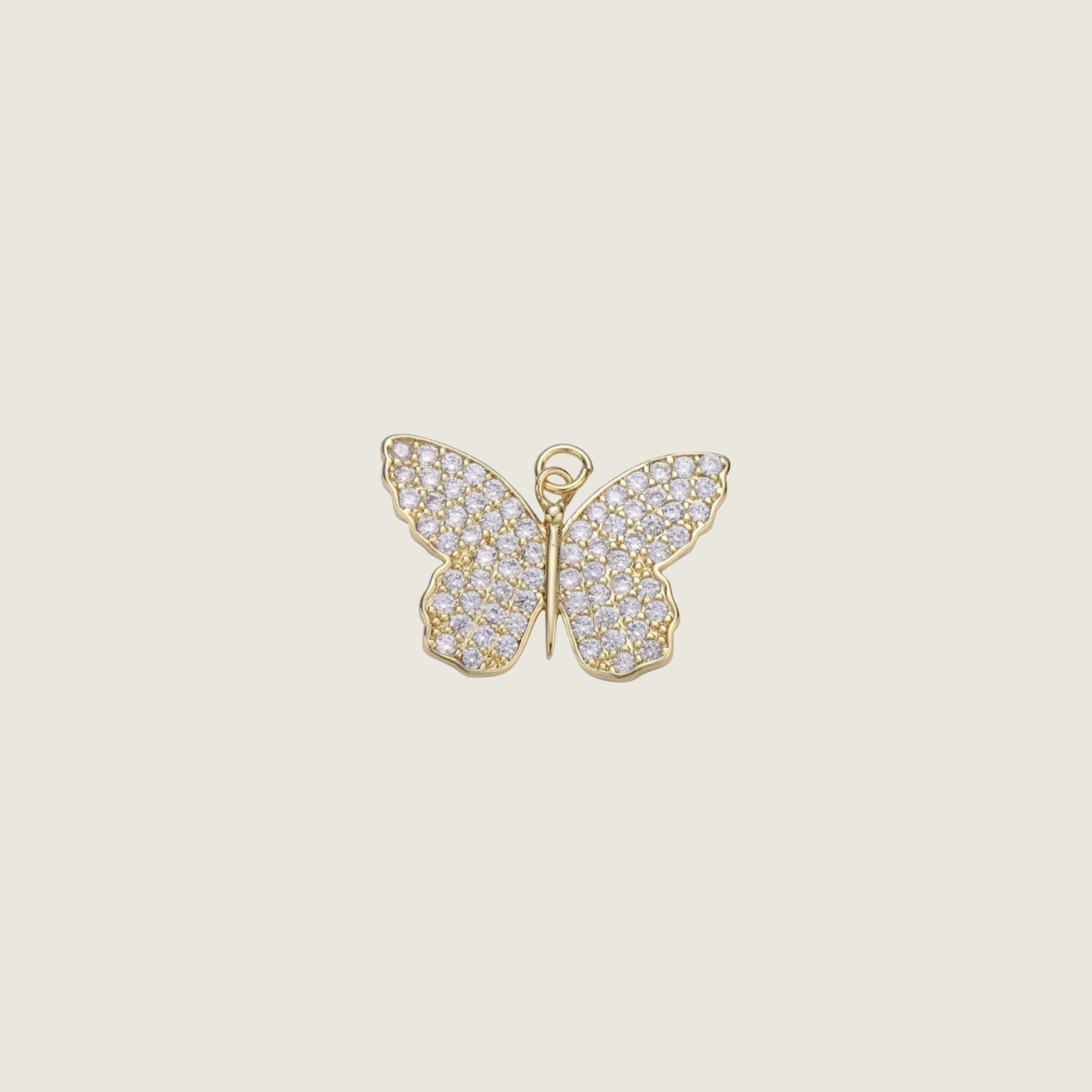 Pavé Butterfly Charm - Blackbird General Store