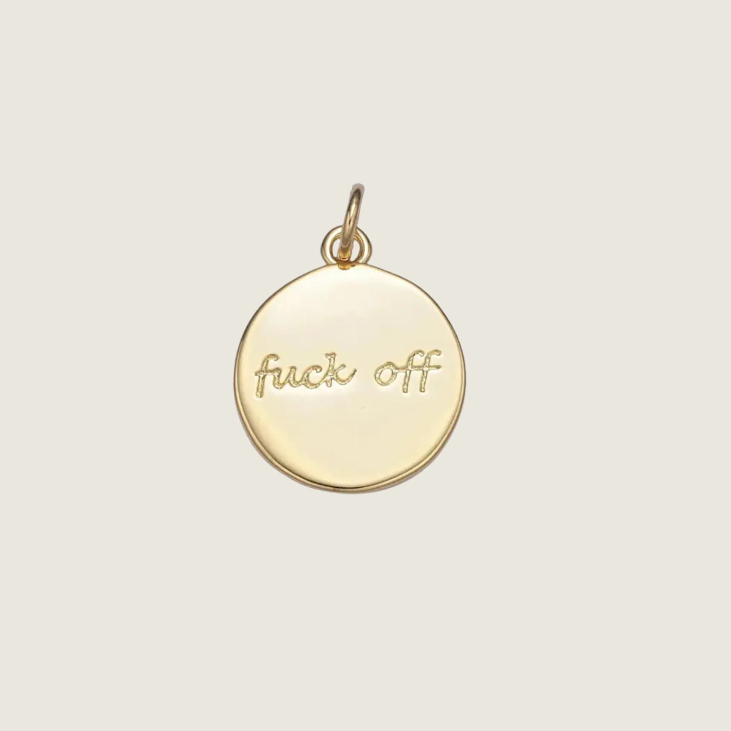 Fuck Off Coin Charm - Blackbird General Store