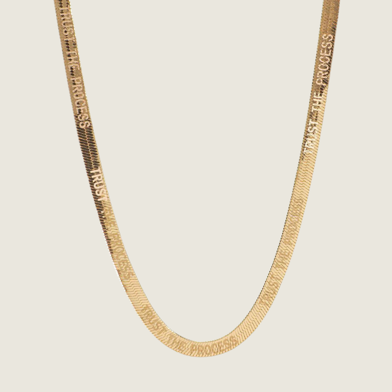 Trust The Process Necklace - Gold - Blackbird General Store