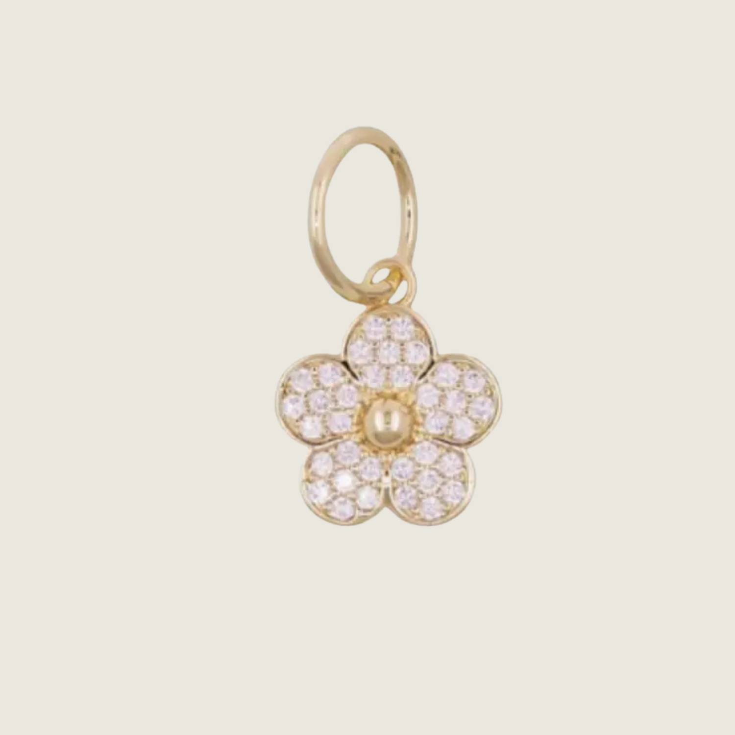 Pavé Daisy Charm - Blackbird General Store