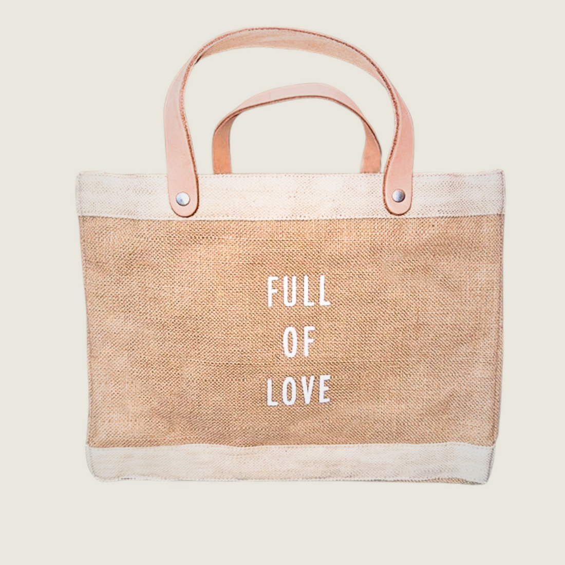 Full of Love Bag - Natural - Blackbird General Store