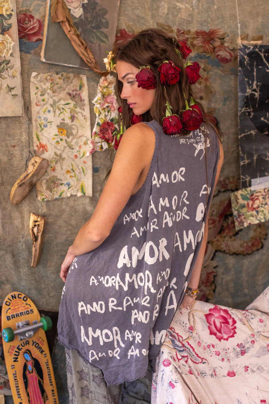 Love Amor Paz Tank - Blackbird General Store