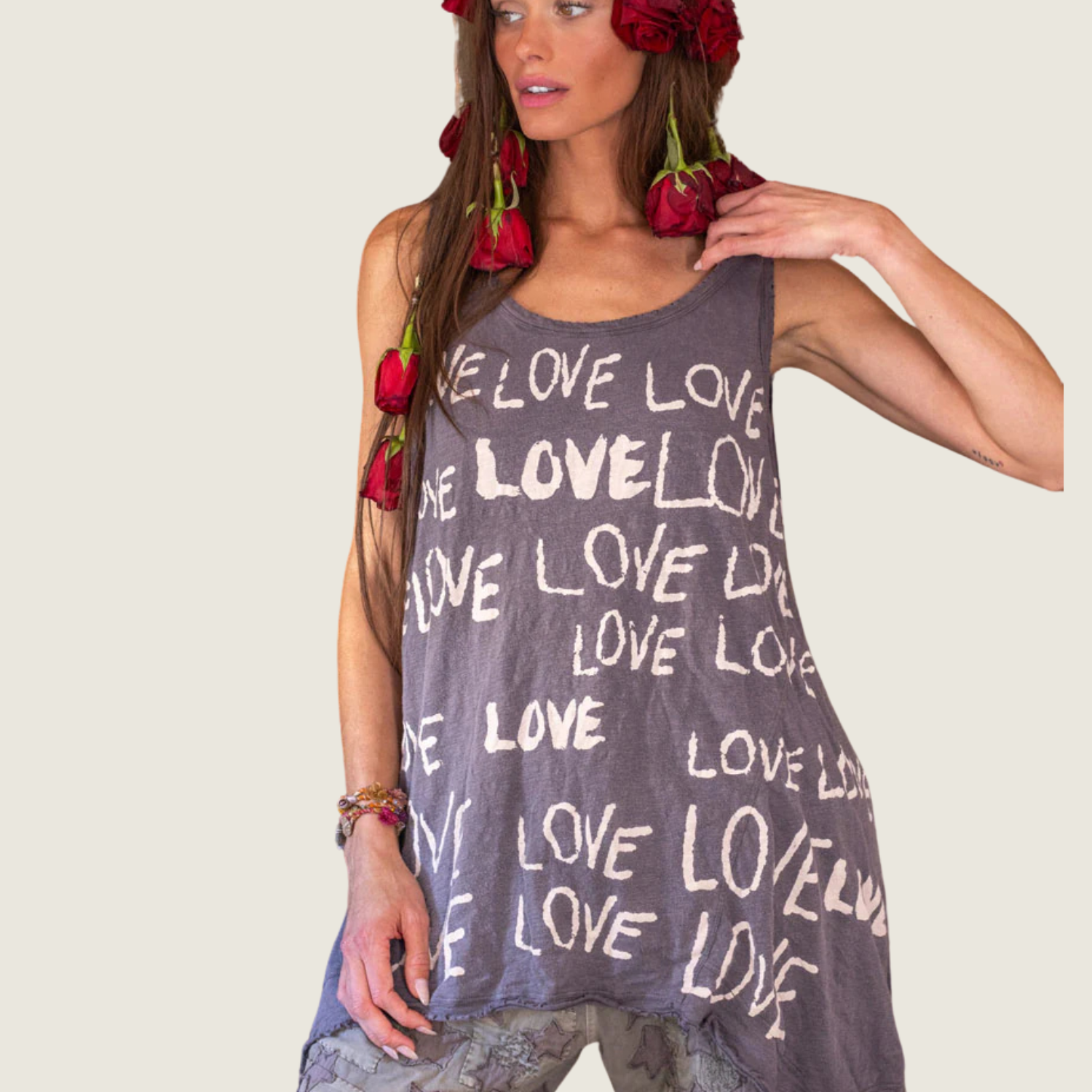 Love Amor Paz Tank - Blackbird General Store