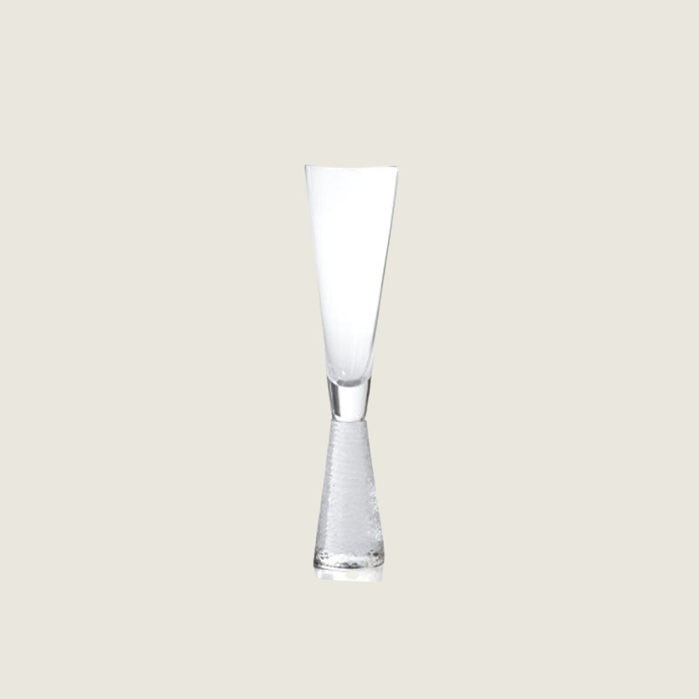 Livogno Champagne Flute on Hammered Stem - Blackbird General Store