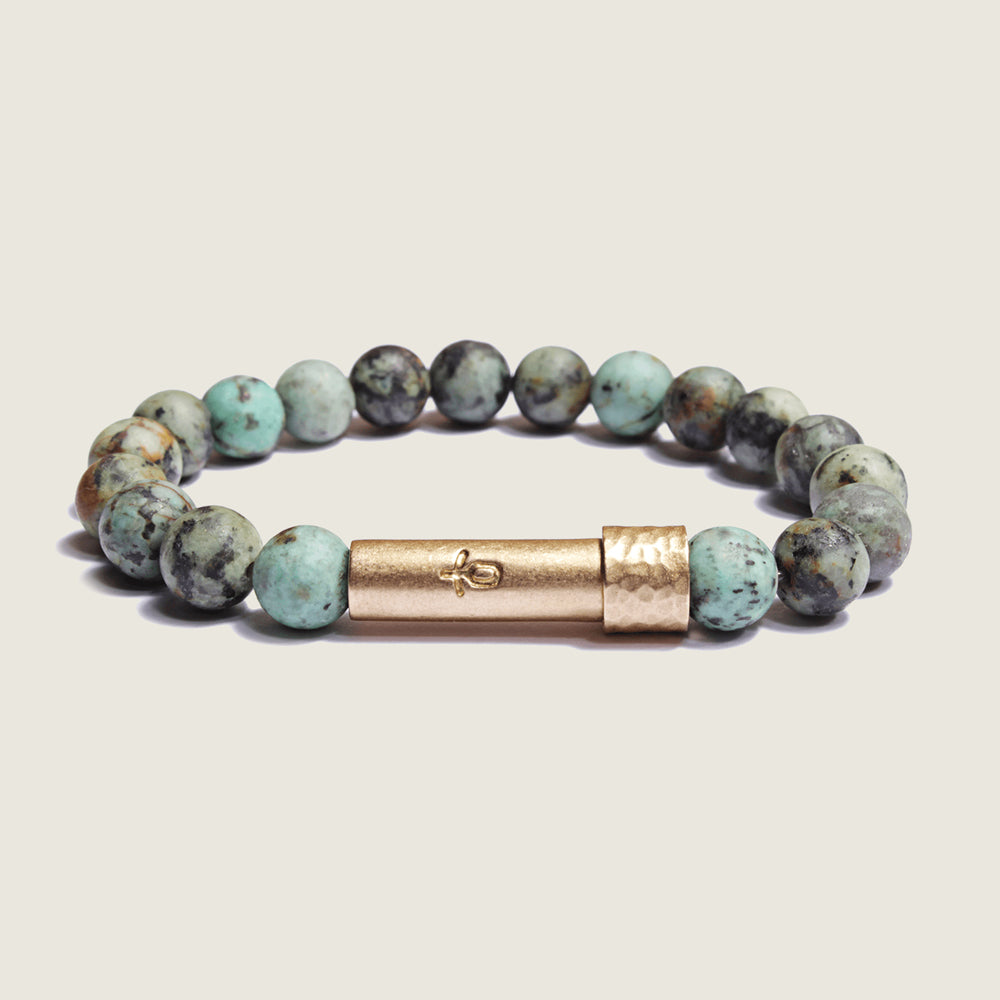 African Turquoise Intention Bracelet - Women - Blackbird General Store