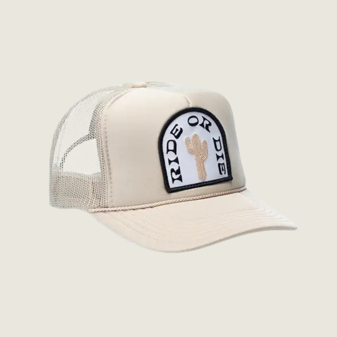 Ride or Die Patch Trucker Hat
