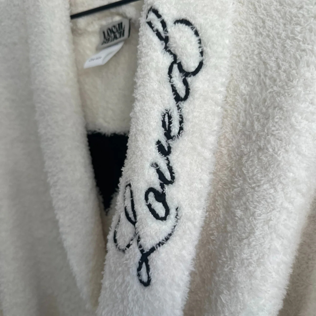 Heart Luxe Robe - Black - Blackbird General Store