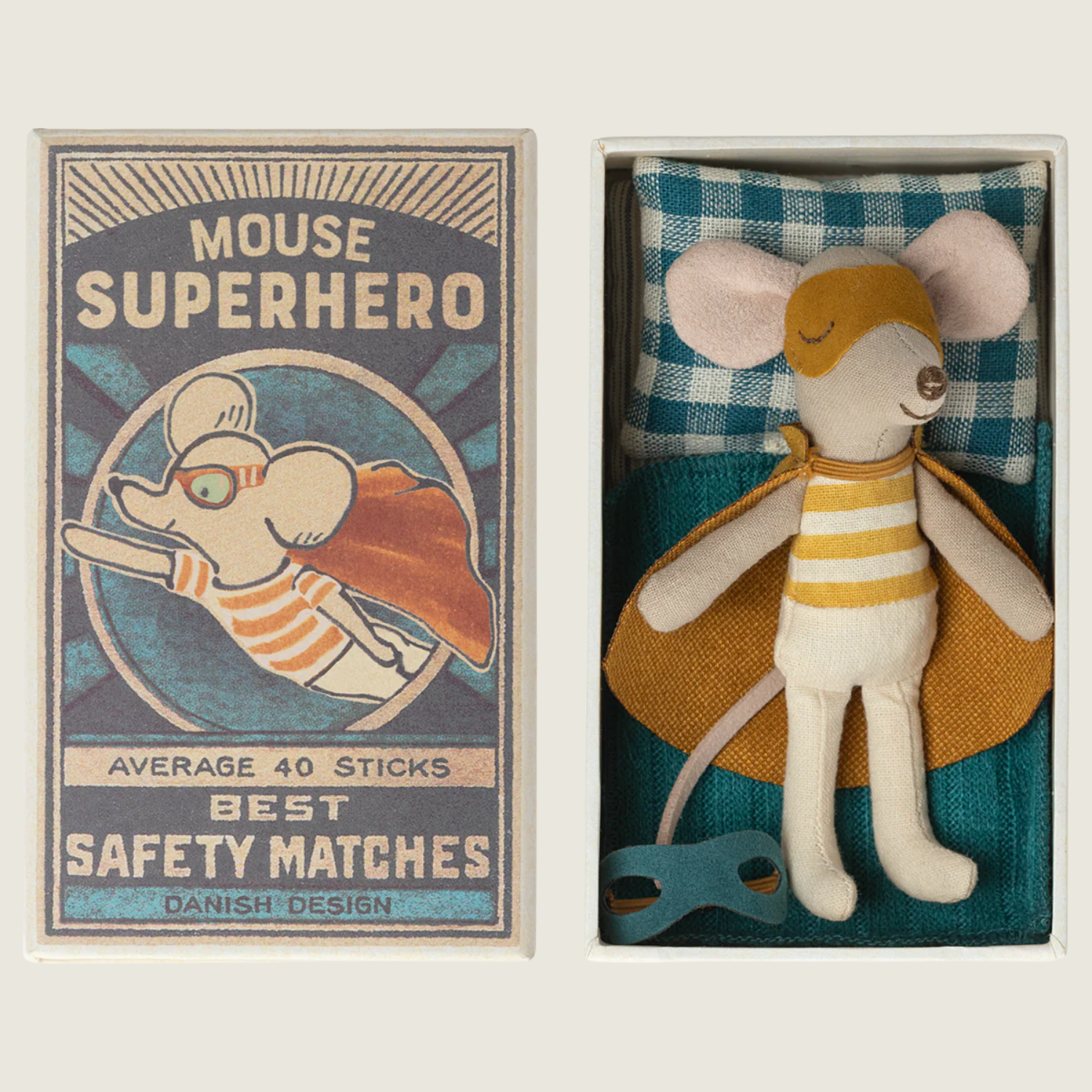 Super Hero Mouse- Little Brother in Matchbox