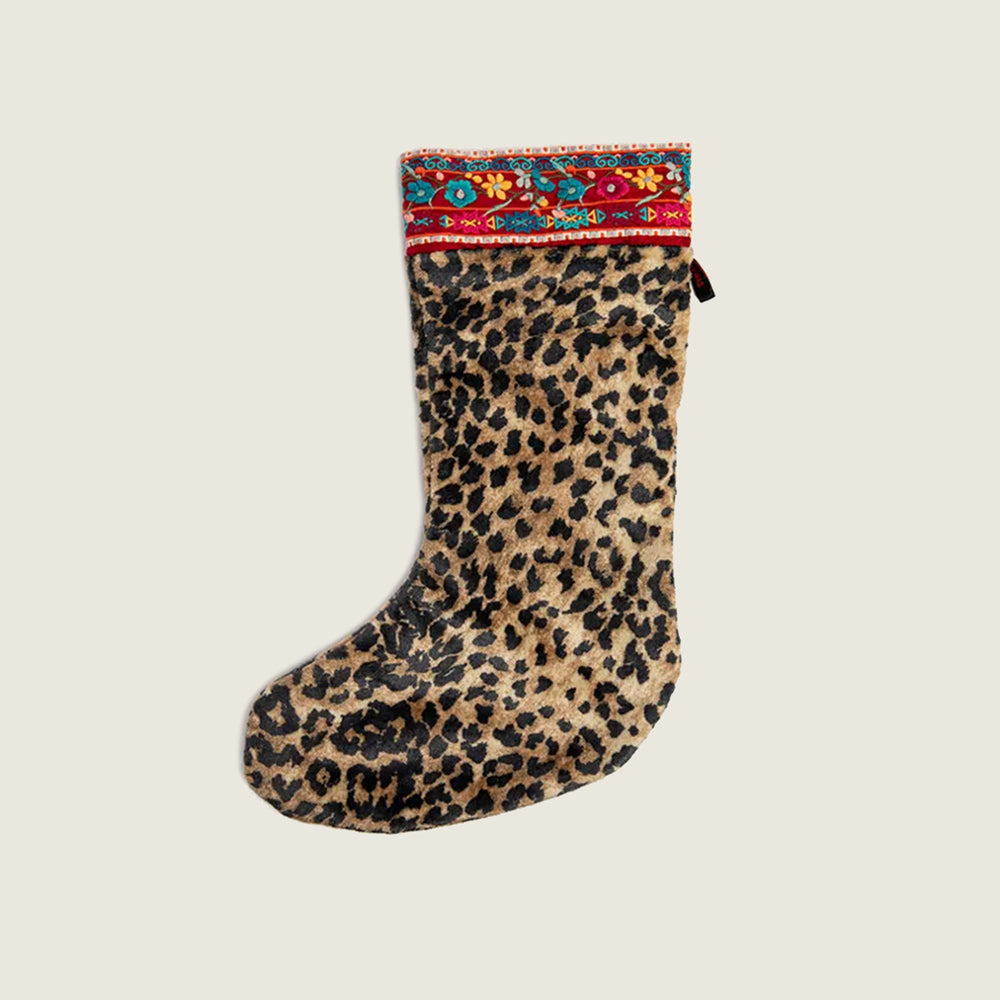 Leopard Holiday Stocking