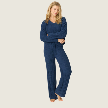 Navy Chenille Pants