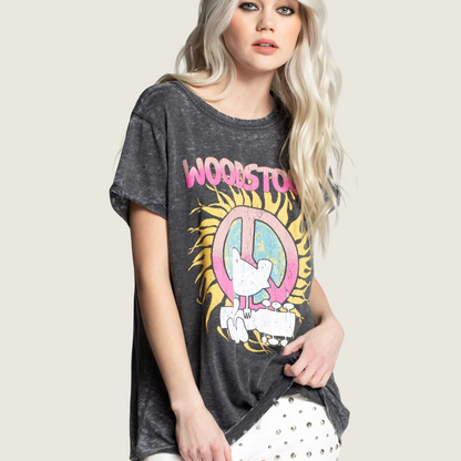 Woodstock Burnout Tee