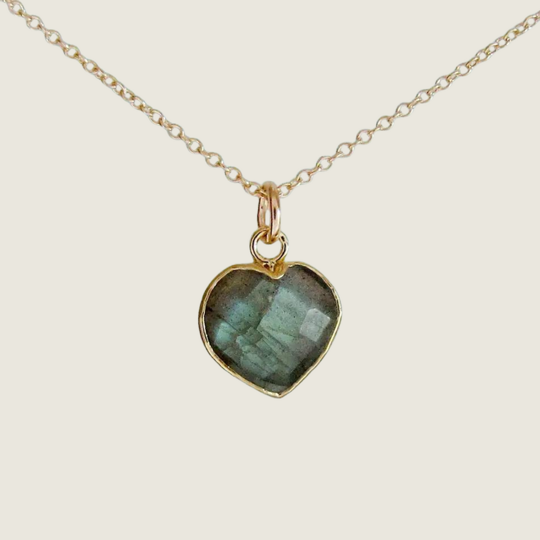 Heart of Stone Labradorite Necklace - Blackbird General Store