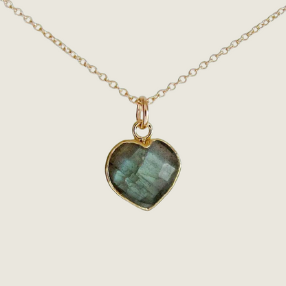 Heart of Stone Labradorite Necklace - Blackbird General Store