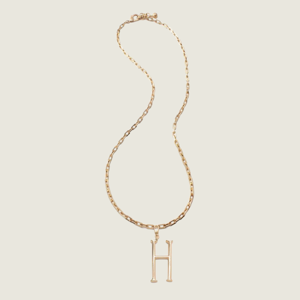 Plaza Edge Link Necklace - Long