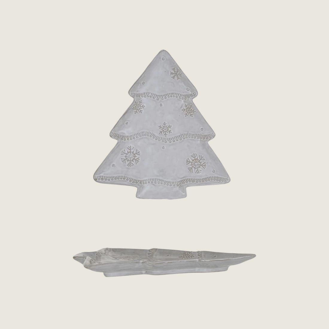 Snowflake Tree Plate