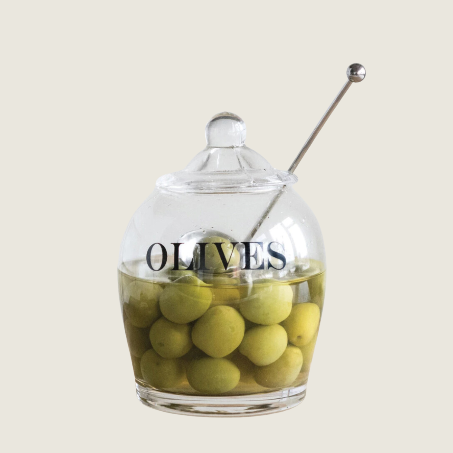 Olive Jar w/ Spoon