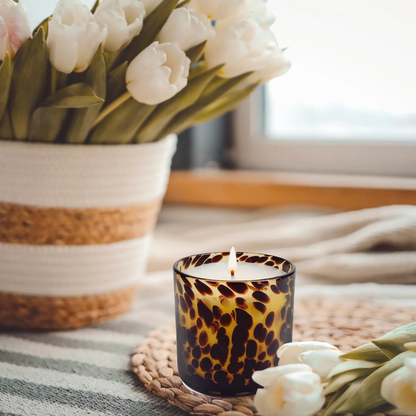 Amber Tortoise Candle