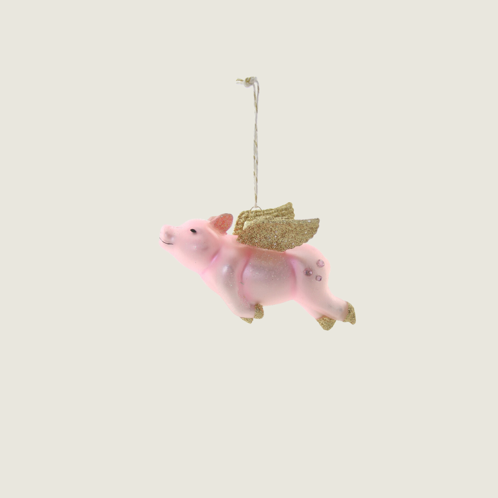 Flying Pig Ornament