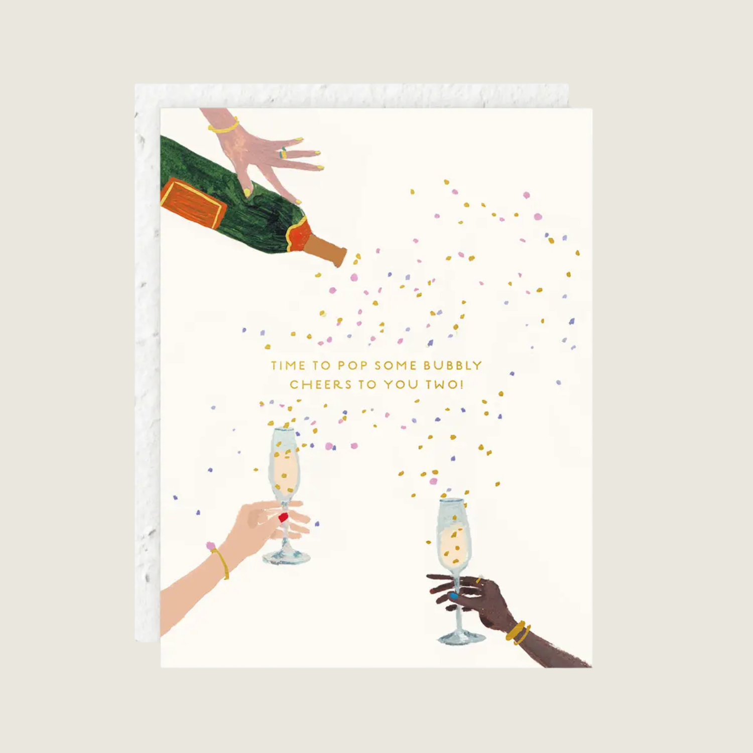 Pop Some Bubbly - Wedding + Engagement Card