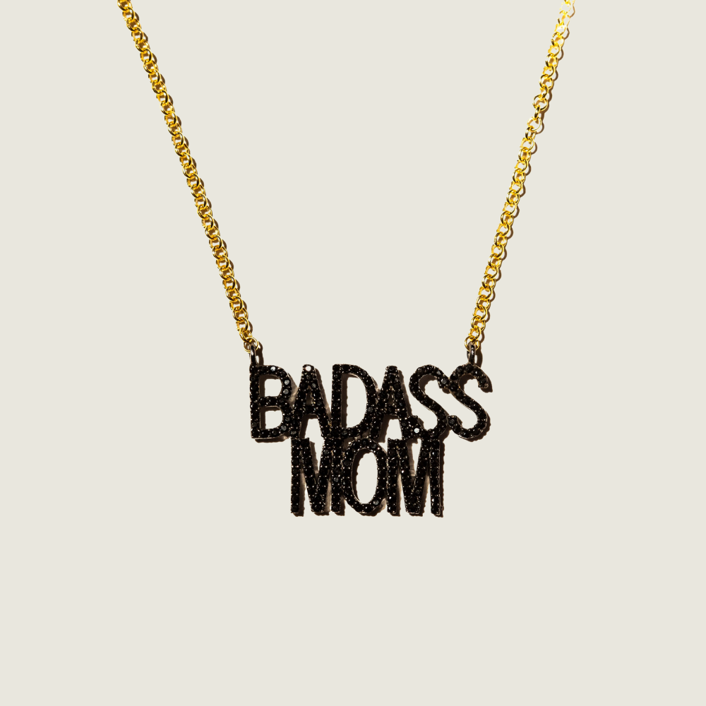 Badass Mom Spinel Necklace - Blackbird General Store