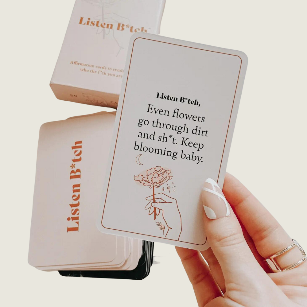 Listen Bitch Affirmation Cards