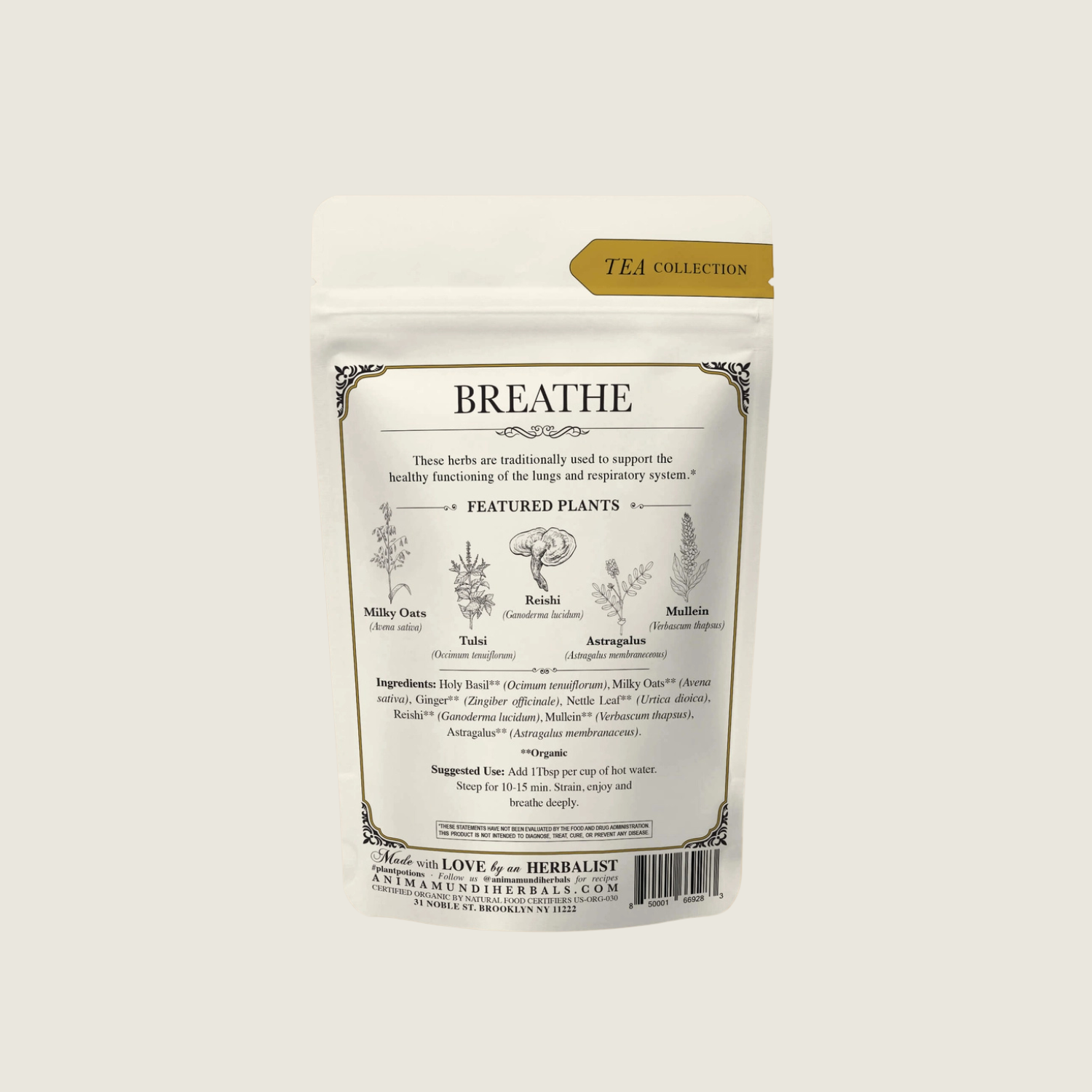 Breathe Tea - Organic Lung Tonic - Blackbird General Store