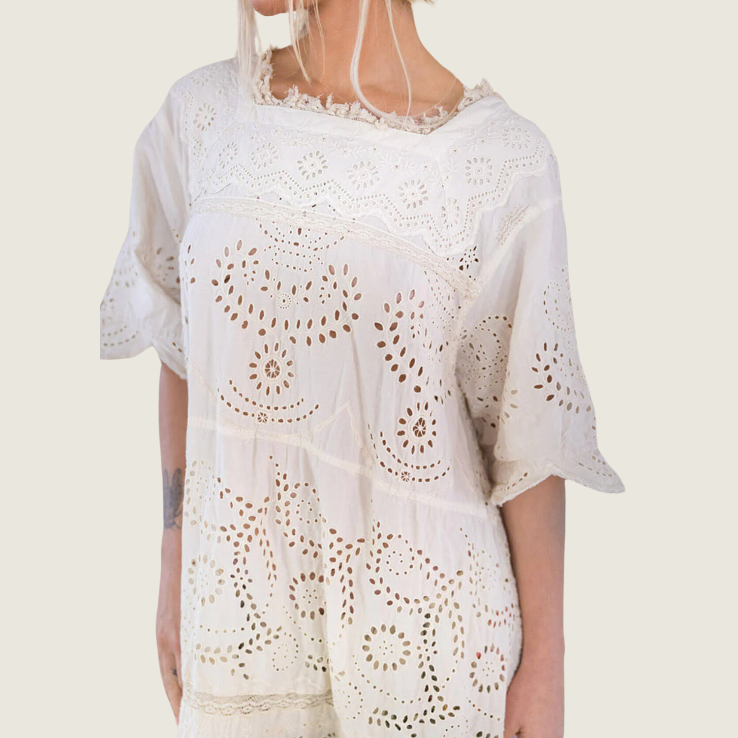 Magnolia Pearl Eyelet Heeren Dress