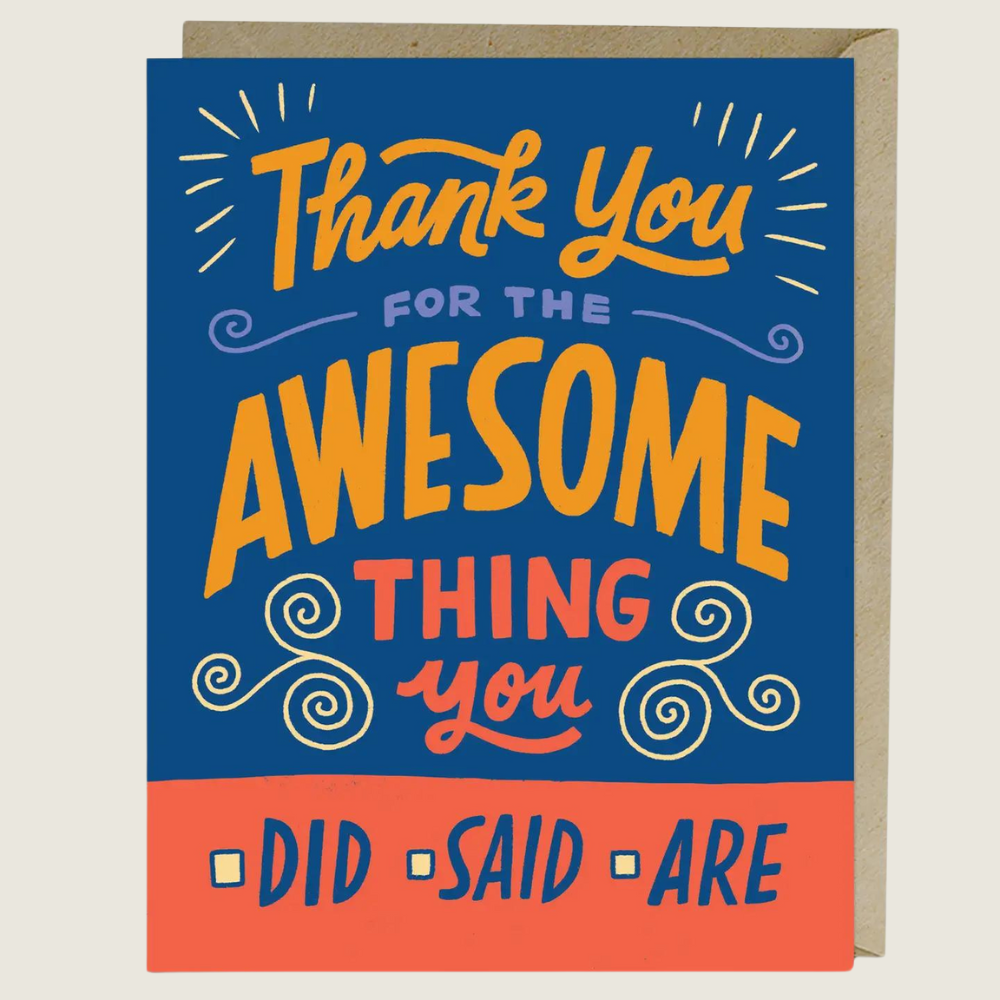 Awesome Thank You Card