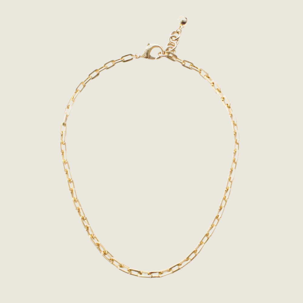 Plaza Edge Link Necklace - Short