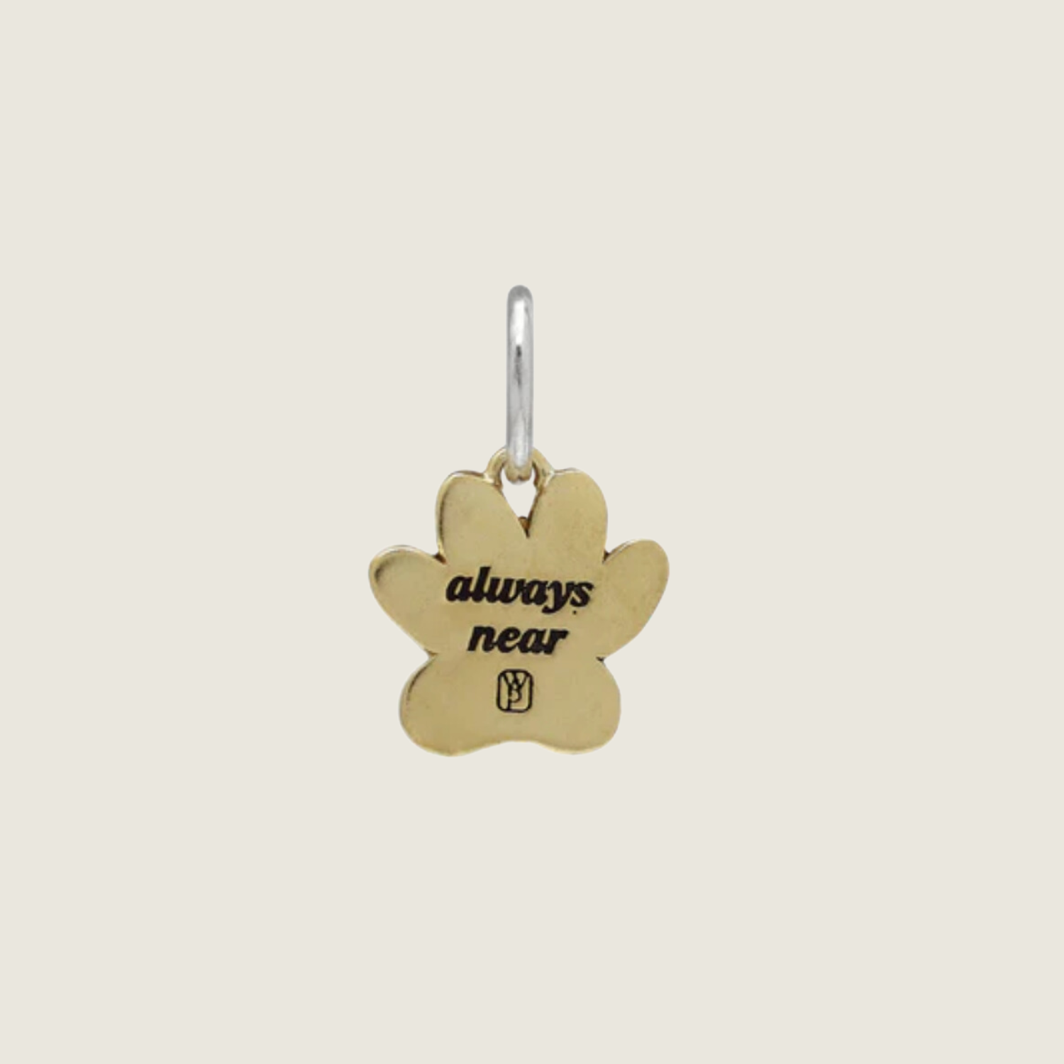 Always Near Dog Paw Charm