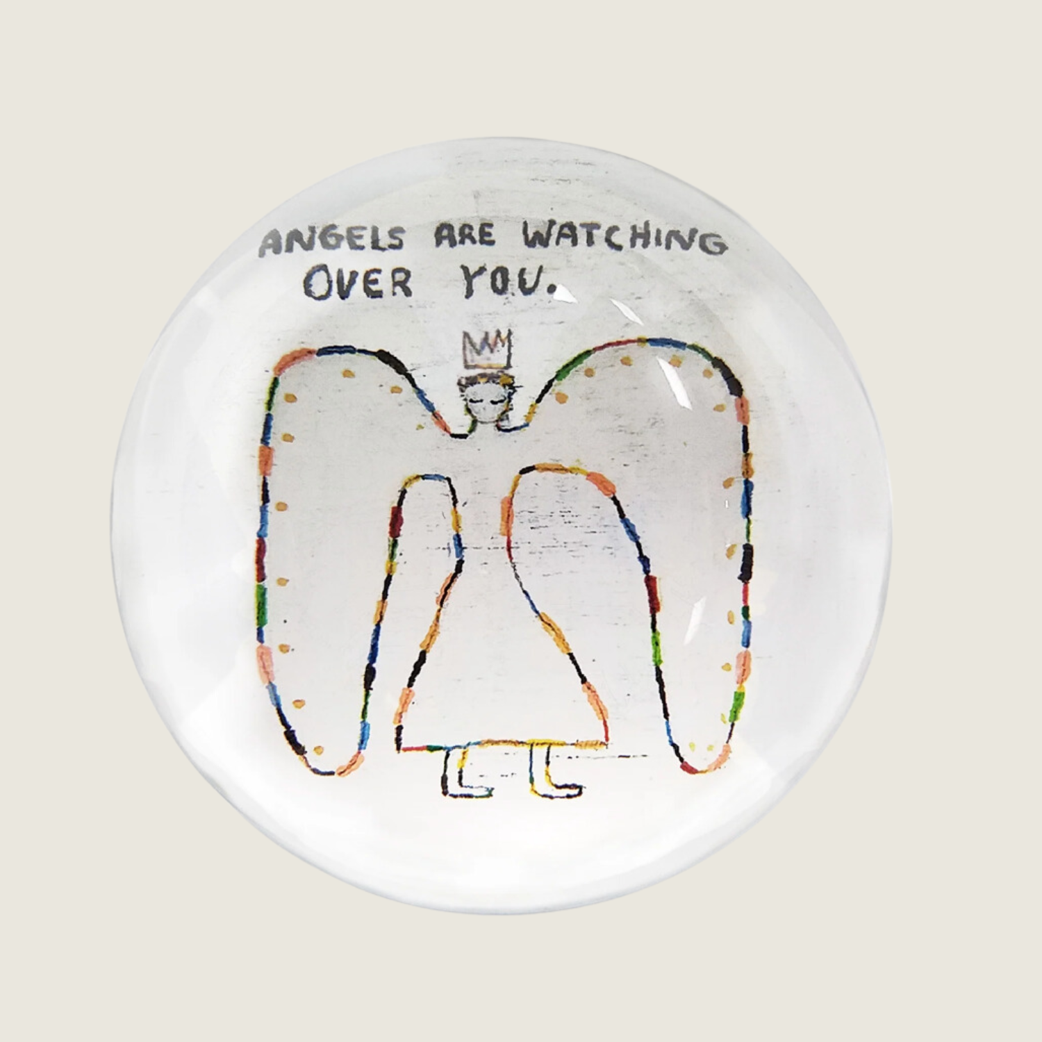 Angels Are Watching Paper Weight