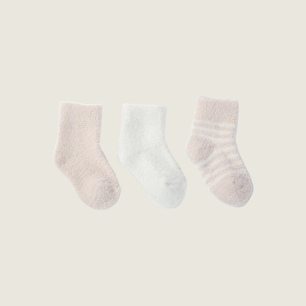 3 Pack Infant Socks - Pink