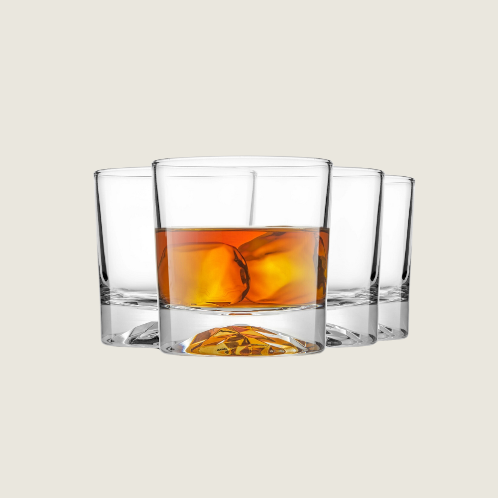 Old Fashioned Glass Tumblers set/4 - Blackbird General Store