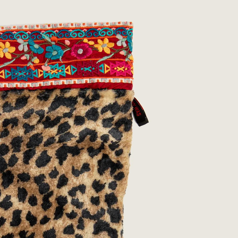 Leopard Holiday Stocking