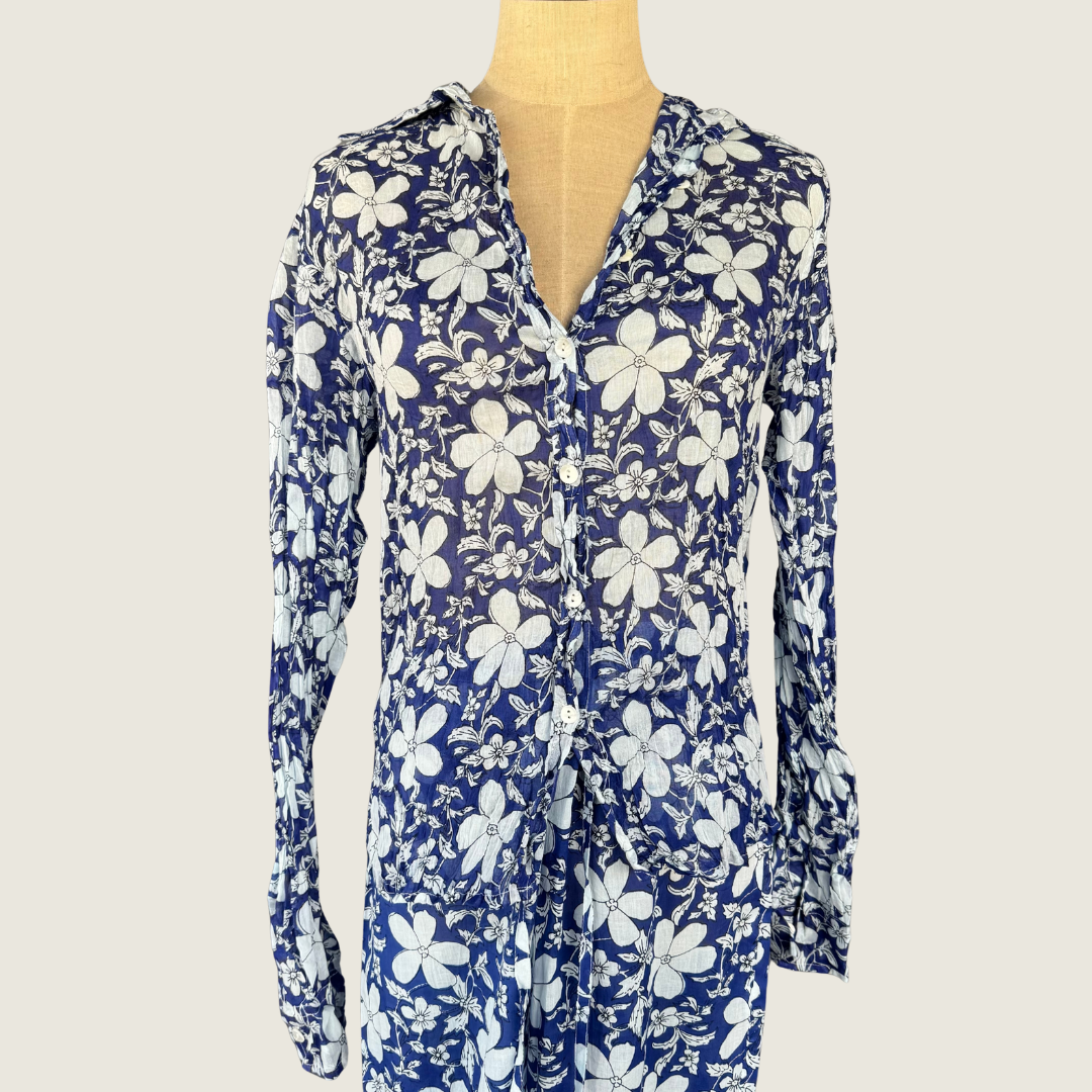 Poppy Blue Shirt