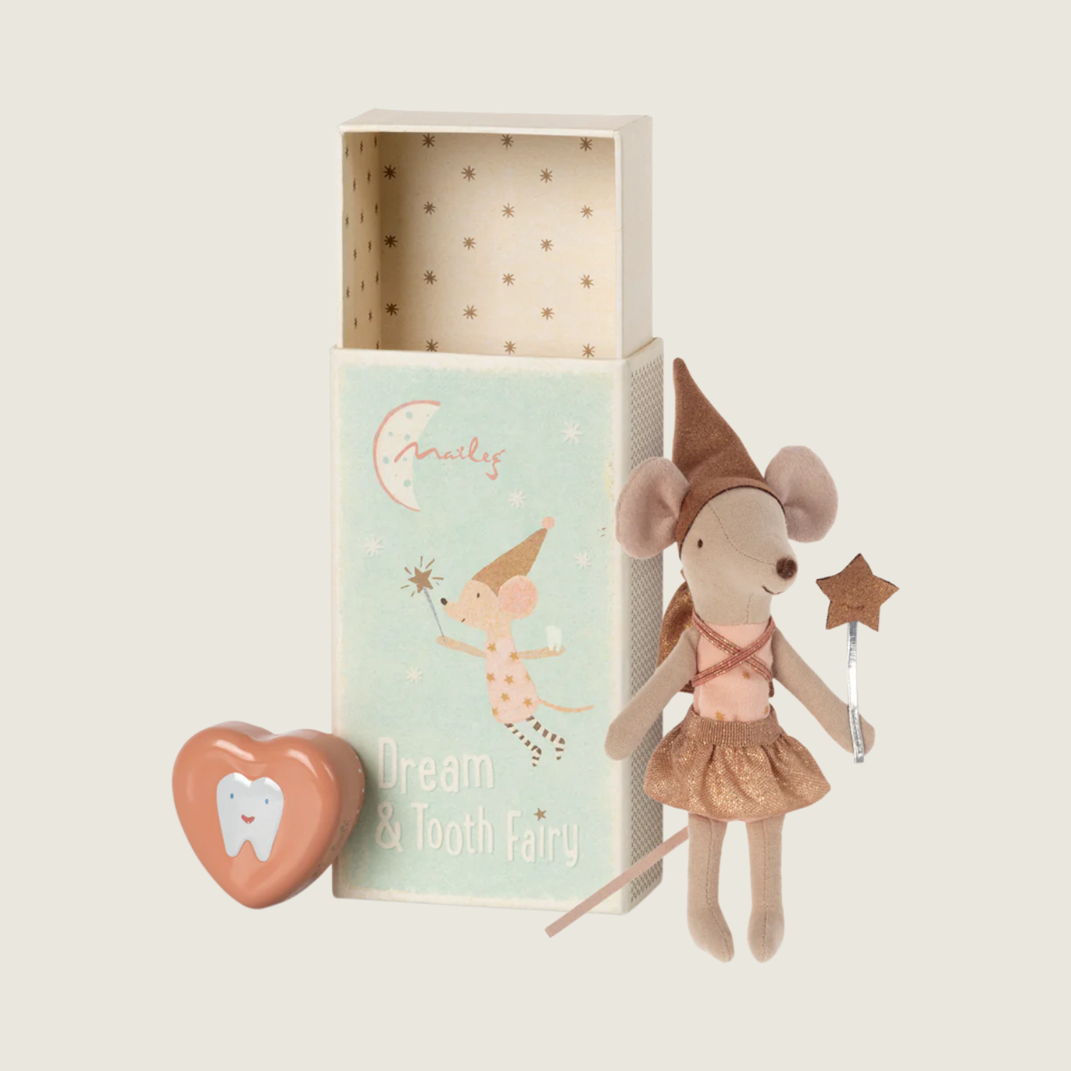 Tooth Fairy Mouse In Matchbox - 2 Colors