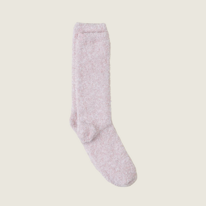 CozyChic Heathered Socks - Dusty Rose