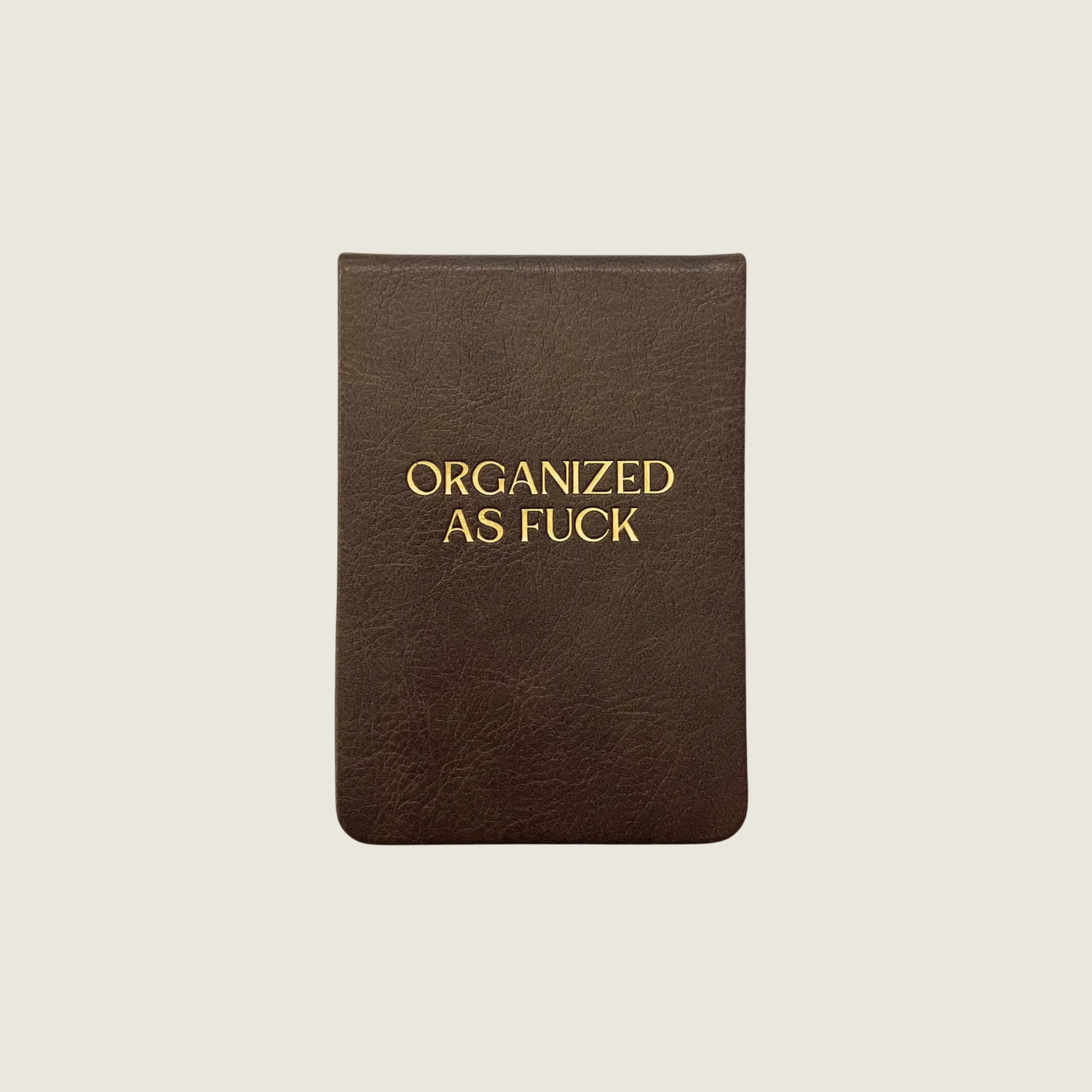 Organized As F*ck - Leatherette Pocket Journal