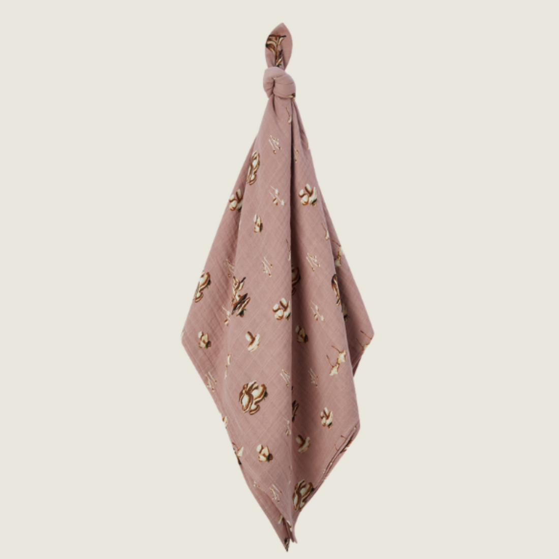 Organic Cotton Swaddle Mushroom