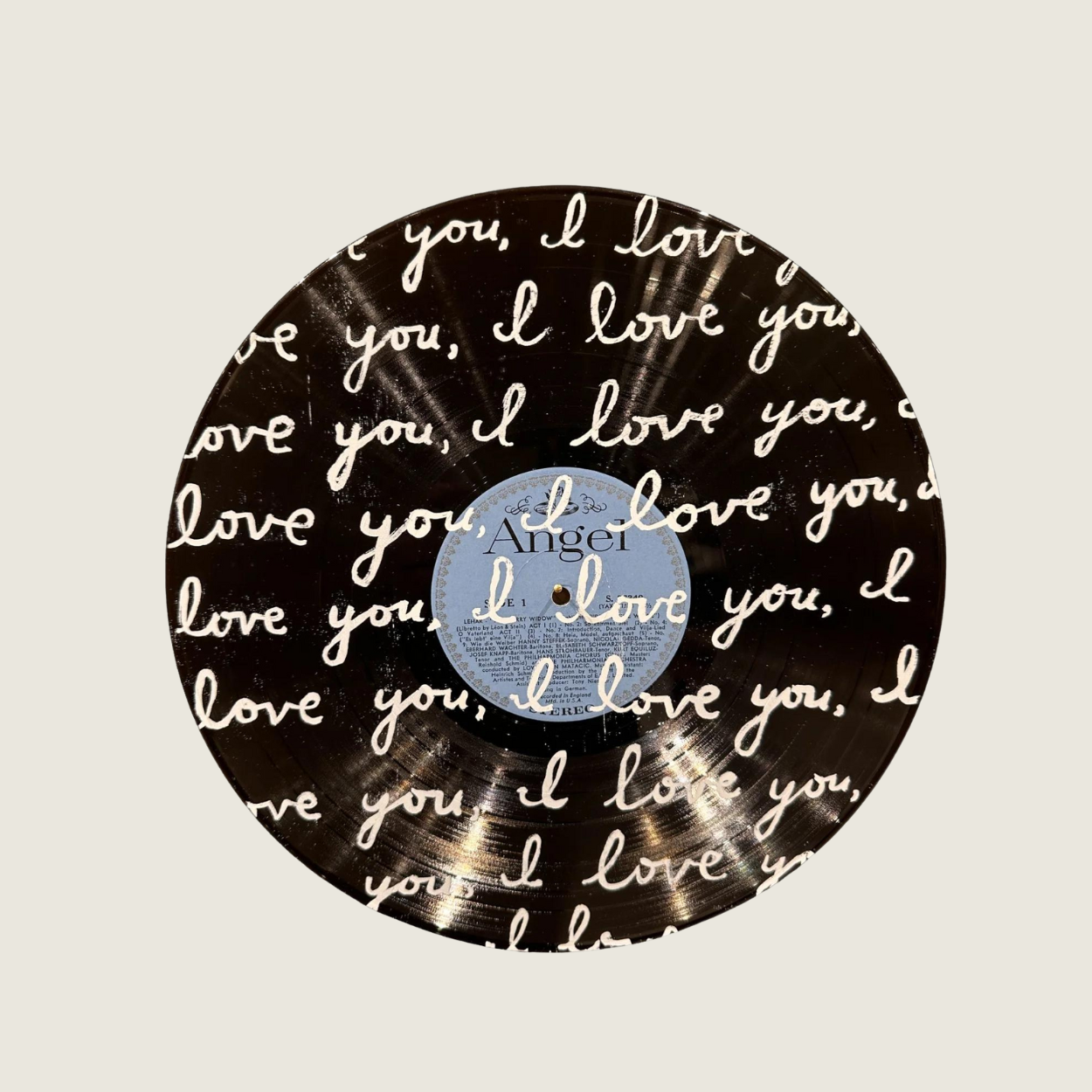 I Love You Vinyl Record