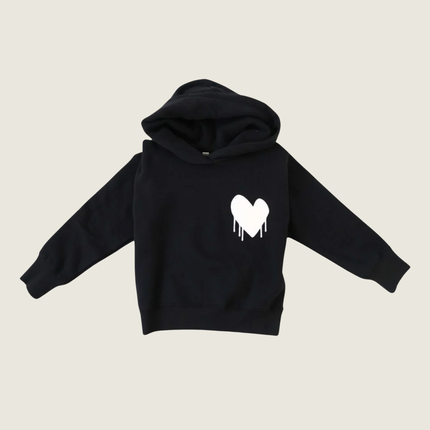 Kids Drippy Heart Hoodie