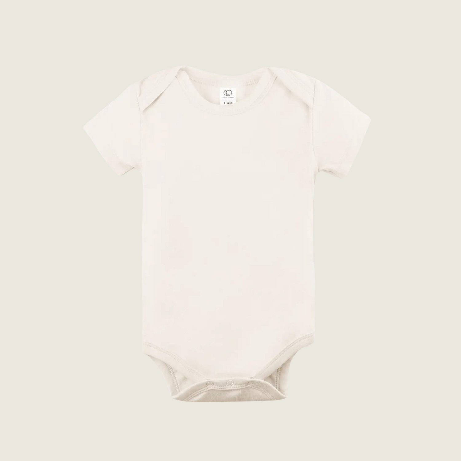 Organic Natural Short Sleeve Bodysuit