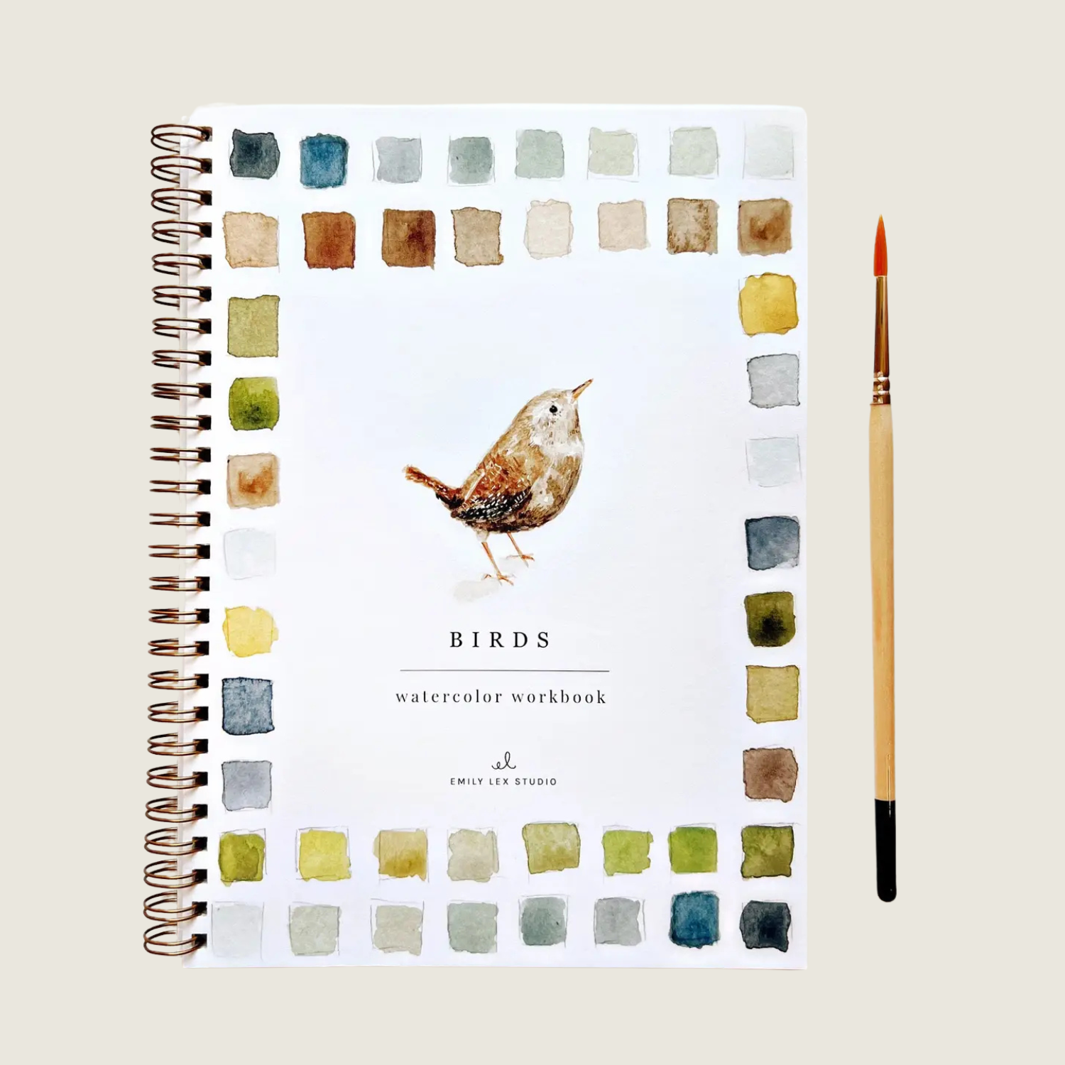 Birds Watercolor Workbook